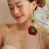 Dây chuyền bạc nữ Charisma Jesmee 925 mặt đá bạc thanh lịch sang trọng Giá 459.000 VND 10