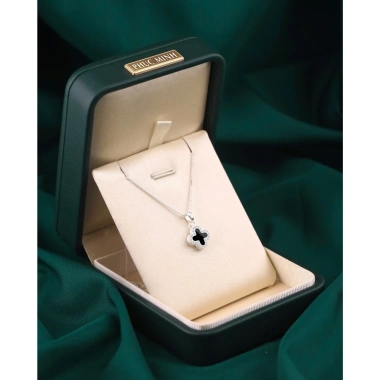 Dây chuyền bạc nữ cỏ bốn lá may mắn PMJ105 - Sang trọng, giá 399.000 VNĐ Phúc Minh Jewelry 4