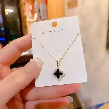 Dây chuyền bạc nữ cỏ bốn lá may mắn PMJ105 - Sang trọng, giá 399.000 VNĐ Phúc Minh Jewelry 6