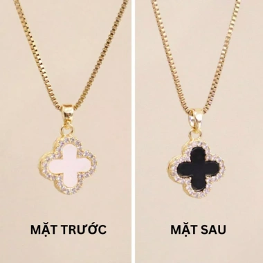 Dây chuyền bạc nữ cỏ bốn lá may mắn PMJ105 - Sang trọng, giá 399.000 VNĐ Phúc Minh Jewelry 7