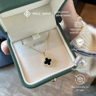 Dây chuyền bạc nữ cỏ bốn lá may mắn PMJ105 - Sang trọng, giá 399.000 VNĐ Phúc Minh Jewelry 8