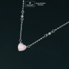 Dây chuyền bạc nữ HELINO C51 đá tim hồng Rosie xinh xắn - Giá ưu đãi 729.000 VND 3