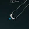 Dây chuyền bạc nữ HELINO cánh thiên thần đá Moonstone đổi màu - Trang sức lấp lánh, giảm 20% 2
