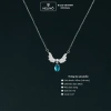 Dây chuyền bạc nữ HELINO cánh thiên thần đá Moonstone đổi màu - Trang sức lấp lánh, giảm 20% 4