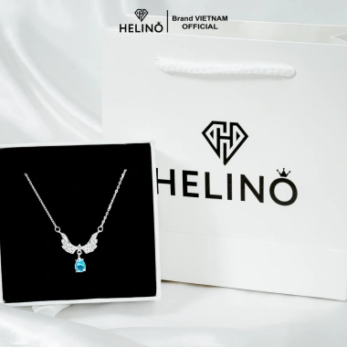Dây chuyền bạc nữ HELINO cánh thiên thần đá Moonstone đổi màu - Trang sức lấp lánh, giảm 20%