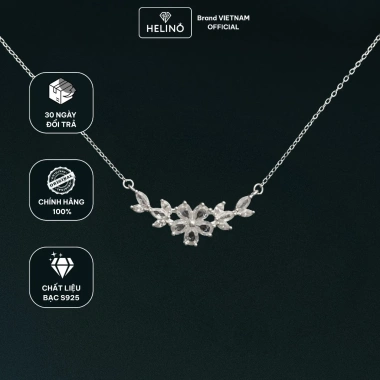 Dây chuyền bạc nữ HELINO hoa Daisy 5 cánh S925 lấp lánh - Giá ưu đãi 639.000₫