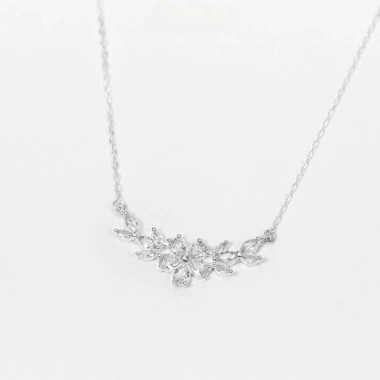 Dây chuyền bạc nữ HELINO hoa Daisy 5 cánh S925 lấp lánh - Giá ưu đãi 639.000₫