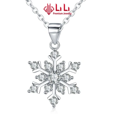 Dây chuyền bạc nữ LiLi S925 đá CZ bông tuyết Layla Giá giảm 2.001.000₫ 6 Dây chuyền bạc nữ LiLi S925 đá CZ bông tuyết Layla Giá giảm 2.001.000₫ 6