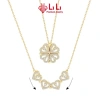 Dây chuyền bạc nữ LiLi S925 đính đá CZ cao cấp hình trái tim cỏ 4 lá Oaklee LILI_822.972 giá ưu đãi 2,581,000₫ 9