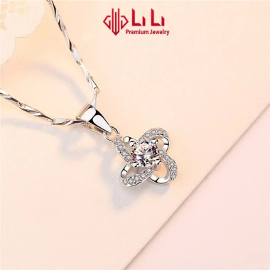 Dây chuyền bạc nữ LiLi S999 đá CZ 4 lá cỏ Serenity Giá giảm 22% chỉ 2.209.000₫ 4 Dây chuyền bạc nữ LiLi S999 đá CZ 4 lá cỏ Serenity Giá giảm 22% chỉ 2.209.000₫ 4