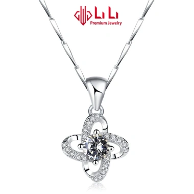Dây chuyền bạc nữ LiLi S999 đá CZ 4 lá cỏ Serenity Giá giảm 22% chỉ 2.209.000₫