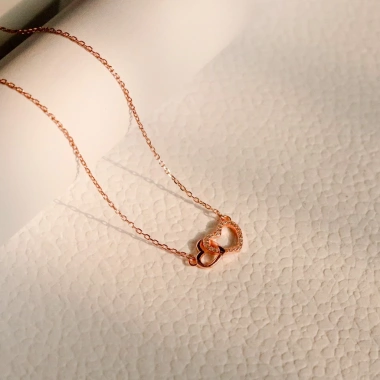 Dây chuyền bạc nữ mạ vàng hồng 18K, bạch kim LAVESTA LAV050 - mặt trái tim Soulmate 10 Dây chuyền bạc nữ mạ vàng hồng 18K, bạch kim LAVESTA LAV050 - mặt trái tim Soulmate 10