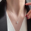 Dây chuyền bạc nữ mặt trái tim định đá + vòng cổ 925 AROCH JEWELRY HD06 – Giá chỉ 432.000 VND (giảm từ 544.320 VND) 6