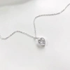 Dây chuyền bạc nữ mặt trái tim định đá + vòng cổ 925 AROCH JEWELRY HD06 – Giá chỉ 432.000 VND (giảm từ 544.320 VND) 10