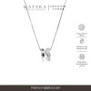 Dây chuyền bạc nữ MATERA S925 vòng tròn sao đính đá sang trọng, chỉ 676.000₫ 2