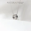 Dây chuyền bạc nữ MATERA S925 vòng tròn sao đính đá sang trọng, chỉ 676.000₫ 6
