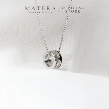 Dây chuyền bạc nữ MATERA S925 vòng tròn sao đính đá sang trọng, chỉ 676.000₫ 6 Dây chuyền bạc nữ MATERA S925 vòng tròn sao đính đá sang trọng, chỉ 676.000₫ 6