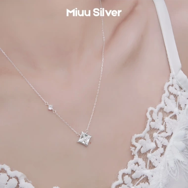 Dây chuyền bạc nữ Miuu Silver - Vòng cổ Polaris giá 400k, khuyến mãi đặc biệt