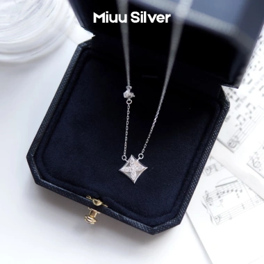 Dây chuyền bạc nữ Miuu Silver - Vòng cổ Polaris giá 400k, khuyến mãi đặc biệt