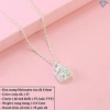Dây chuyền bạc nữ Moissanite 6ly GRA mặt vương miện lấp lánh - Giá 539.000₫ 3