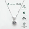 Dây chuyền bạc nữ PMJ 220 - Đá cao cấp lấp lánh sang trọng, giá chỉ 579.000₫