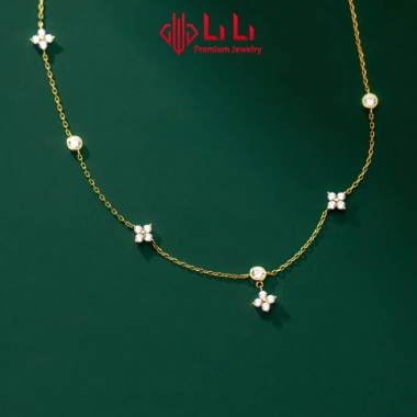 Dây chuyền bạc nữ S925 đính đá CZ hình cỏ 4 lá Veronica - Giá ưu đãi 2,159,000₫ 8