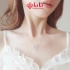 Dây chuyền bạc nữ S925 đính đá CZ hình mặt trăng cách điệu Helena - Giảm còn 1.811.000₫ 2