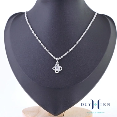 Dây Chuyền Bạc Nữ S990 Love Knot Nhỏ Xinh - Thiết Kế Hiện Đại, Trẻ Trung, Giá 769.000₫