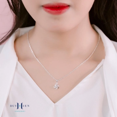 Dây Chuyền Bạc Nữ S990 Love Knot Nhỏ Xinh - Thiết Kế Hiện Đại, Trẻ Trung, Giá 769.000₫