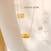 Dây chuyền bạc nữ thạch anh tóc vàng - Mệnh Kim Thổ, may mắn | Cara Gem CR78 - 1.068.000₫
