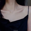 Dây chuyền bạc nữ tia sét đính đá Vòng cổ 925 cá tính DUYSON SILVER giá 400k 2