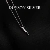 Dây chuyền bạc nữ tia sét đính đá Vòng cổ 925 cá tính DUYSON SILVER giá 400k 3