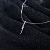 Dây chuyền bạc nữ tia sét đính đá Vòng cổ 925 cá tính DUYSON SILVER giá 400k 7