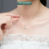Dây chuyền bạc nữ TLEE cỏ bốn lá cánh tim đính đá sang trọng - May mắn, giảm giá 650k 4