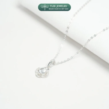 Dây chuyền bạc nữ TLEE cỏ bốn lá cánh tim đính đá sang trọng - May mắn, giảm giá 650k 8 Dây chuyền bạc nữ TLEE cỏ bốn lá cánh tim đính đá sang trọng - May mắn, giảm giá 650k 8
