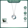 Dây chuyền bạc nữ TLEE Dreamy Moon trăng sao đá moonstone lấp lánh - Giá 510k