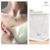 Dây chuyền bạc nữ TLEE nơ tiểu thư nạm đá cao cấp - Giá ưu đãi 624.000 VND 2