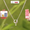 Dây chuyền bạc nữ Tyche Ocean nạm đá - chốt khóa cao cấp, trẻ trung thích hợp học, chơi, làm - 285k