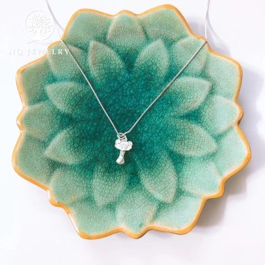 Dây chuyền bạc Ruyi gậy như ý treo - Thiết kế sang trọng, giảm giá 376k tại NQ Jewelry