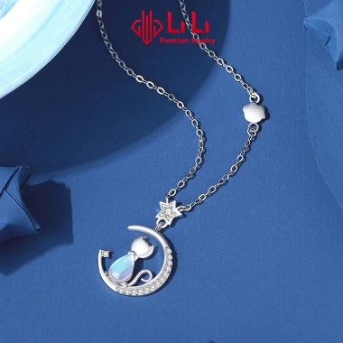 Dây chuyền bạc S925 nữ đính đá CZ mèo và mặt trăng LiLi Della 105.242 giảm giá 1.838.000₫ 5