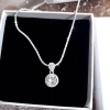 Dây Chuyền Bạc Tyche Aura Đính Đá Cao Cấp - Vòng Cổ Nữ Sang Trọng, Sáng Lấp Lánh, Giá 285k 2