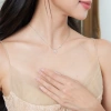 Dây chuyền bạc xi bạch kim LAVESTA LAV148 Lani mặt cỏ 4 lá may mắn, hộ mệnh cảm xúc, giá ưu đãi 900.000₫ 2