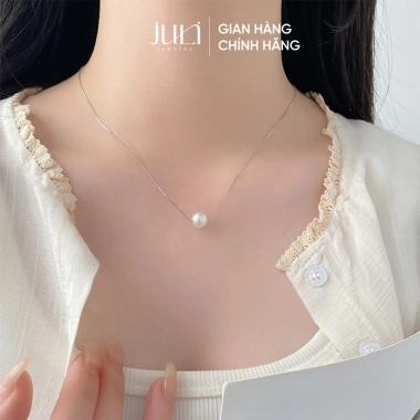 Dây chuyền bạc Ý mặt ngọc trai VC79 JULI – sang trọng tinh tế chỉ 300.000 đồng