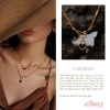Dây chuyền Choker Blacka Chain JESMEE Titanium xoắn vát đá đen - Giá 349.000đ 3