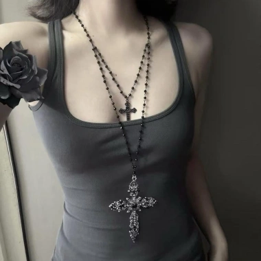 Dây chuyền chữ thập Gothic xương cổ - Phụ kiện thời trang nữ giảm giá 27.260 VND 10