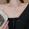 Dây chuyền cổ áo mặt Thánh Giá và Ngôi Sao, thiết kế độc quyền nhẹ nhàng, quý phái, chỉ 62.980₫ 6