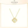 Dây chuyền cỏ bốn lá mạ vàng 14K LEOSIA LSA02 - Sang trọng, giá ưu đãi 950k 2