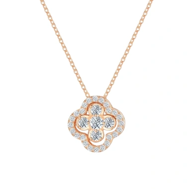 Dây chuyền cỏ bốn lá mạ vàng 14K LEOSIA LSA02 - Sang trọng, giá ưu đãi 950k