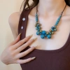 Dây chuyền dệt chuỗi hạt Bohemian Vintage, phong cách dân tộc cho nữ - 66.740₫ 3