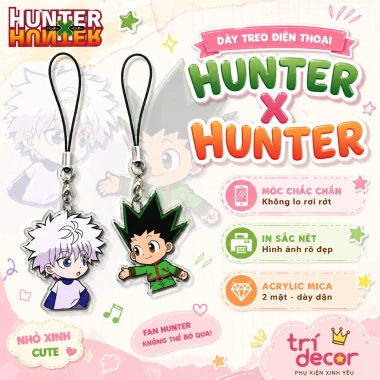 Dây chuyền điện thoại Hunter Killua Xiaojie – Mặt dây chuyền cao cấp, mô hình độc đáo, giá ưu đãi 20.171₫